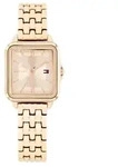 Tommy Hilfiger Uhr mit DREI-Zeiger-Quarzwerkf&uuml;r Damen mit Ros&eacute;goldfarbenes...