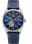 UMR Ruhla 80301 Automatik Herrenuhr Titan 42 mm Blau Saphirglas