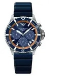 Chronograph Armani Exchange Silber Kollektion World Explorer - mann - Silber