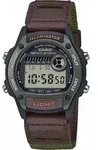 Casio Armbanduhr W-220HF-3AVEF digital mit Textilband - Grau