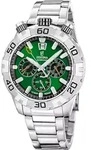 Festina Herrenuhr The Originals Armbanduhr Edelstahl silber UF20743/2 - Gr&uuml;n