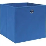 vidaXL Aufbewahrungsboxen 4 Stk. Blau 32x32x32 cm Stoff - Blau