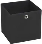 vidaXL Aufbewahrungsboxen 4 Stk. Vliesstoff 32x32x32 cm Schwarz - Schwarz
