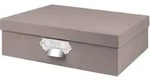 R&ouml;ssler Papier 1343452490, Aufbewahrungsbox, Rechteckig, Einfarbig - Taupe