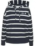 Elbsand Kapuzensweatshirt Marvi marine-wei&szlig; Gr&ouml;&szlig;e M - Blau - M