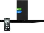 Dunstabzugshaube 90cm FLAT9006S - Schwarz