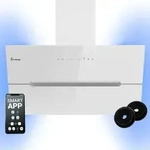 KKT KOLBE Dunstabzugshaube 90 cm 782 cbm/h Umluft Abluft Kopffrei Wandhaube Wei&szlig;