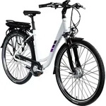 Z&uuml;ndapp Z502 E Bike Damen 28 Zoll wei&szlig;/lila 50 cm