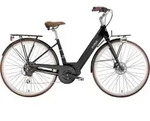 VENICE - I love Italy Elektro-Citybike E-LITE LADY 28 Zoll, schwarz - Schwarz