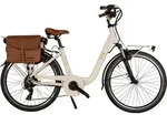 VENICE - I love Italy Elektro-Citybike MONOTUBO CLASSIC Lady 28 Zoll, beige - Beige