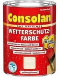 Consolan Wetterschutz-Farbe 0,75 L kieselweiss - Wei&szlig;