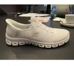Skechers Sneaker in weiss/weiss kombi, Gr. 36 - Wei&szlig; - 36