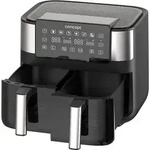 Luftfritteuse fettfrei 8L FR8000 Schwarz Silber - Schwarz/Grau/Silber
