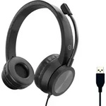 Conceptronic POLONA05B Stereo USB Headset - Schwarz
