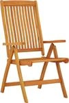 vidaXL Klappst&uuml;hle, 2 St&uuml;ck, Massivholz Eukalyptus