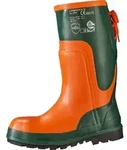 Feldtmann Waldarbeiterstiefel Ulme KWF SB SRA Gr. 40 gr&uuml;n/orange - Orange - 40