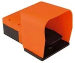 Riegler 3/2-Wege Fu&szlig;ventil monostabil, nicht rastend, mit Fu&szlig;schutz, 4 mm