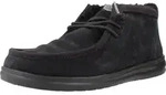 Hey Dude Wally Mid Veterschoenen Hoog - Zwart - Maat 42 - Schwarz - 42