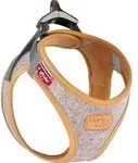 Curli Clasp Vest Geschirr Alpine Light Gray, Gr&ouml;&szlig;e: M - Grau/Gelb - M