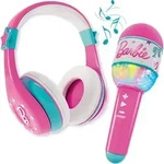 Lisciani 104468 - Barbie Bluetooth Kopfhrer mit Mikrofon Karaoke Kinder Headset Musik