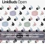 Sony HACL910SB Anpassungsunterst&uuml;tzung f&uuml;r LinkBuds Open schwarz, Farbe:Blau -