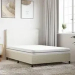 vidaXL Matratze Schaumstoff Mittelweich 120x200 cm - Wei&szlig;