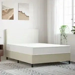 vidaXL Matratze Taschenfederkern Mittelfest 140x200 cm - Wei&szlig;