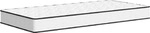 vidaXL Matratze Bonnell-Federkern Mittel 100x200 cm - Wei&szlig;
