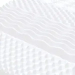 vidaXL Schaumstoffmatratze Wei&szlig; 120x210 cm 7-Zonen H&auml;rtegrad 20 ILD - Wei&szlig;
