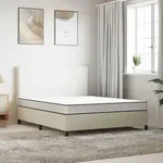 vidaXL Matratze Schaumstoff Mittelweich 180x200 cm - Wei&szlig;