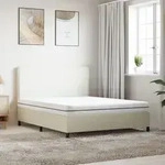 vidaXL Matratze Schaumstoff Mittelweich 160x200 cm - Wei&szlig;