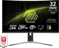 MSI 9S6-3DC94M-011, MSI MAG 32CQ6PFDE, 80 cm (31.5"), 2560 x 1440 Pixel, Wide...