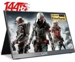 Lipa HDR-60 Portable Monitor Full HD 17,3 Zoll - 144 Hz - Tragbarer Monitor f&uuml;r