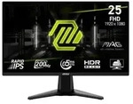 MSI MAG 255F E20, 24,5", 0,5 ms, 200 Hz, Rapid IPS, 1920x1080 (FHD), 16:9, AMD