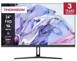 Thomson 24 Zoll Full HD Monitor, 100Hz Bildwiederholrate, VA Panel, 4000:1 Kontrast,