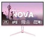 Arozzi Nova 24" Gaming Monitor - Full HD IPS - 200Hz - Rosa