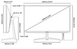 Arozzi Nova 24" Gaming Monitor - Full HD IPS - 200Hz - Violett
