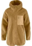 Fj&auml;llr&auml;ven Damen Vardag Pile Long Fleecejacke Buckwheat Brown L - Braun - L