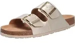 Tamaris Damen Pantolette, beige, Gr.36 - Beige - 36