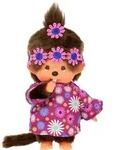 Monchhichi 20cm Flower Power Girl - Bunt