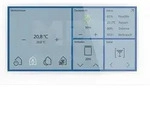 MDT KNX Glastouch Smart 6 Zoll, KNX Secure, Wei&szlig;, 1 Stk.