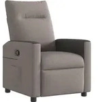 vidaXL Relaxsessel Taupe Stoff - Taupe