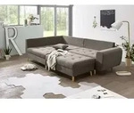 Stylisches Ecksofa Alice von ED Exciting Design inklusive Hocker &ndash; Beidseitig