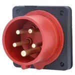 as-Schwabe CEE-Anbaustecker 400V 16A 5-polig mit Dichtungsring IP44 - Rot