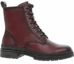 Tamaris stiefel Schn&uuml;rstiefel rot in Gr. 39 - Schwarz/Dunkelrot - 39