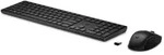 HP 650 Wireless Keyboard and Mouse Combo Tastatur Maus enthalten RF Wireless Schwarz
