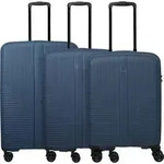 Travelite AIR STRIPE Trolley 4w L/M exp./S, Navy - Navy