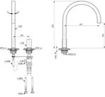 IDEAL STANDARD A7831GN Waschtischarmatur hoher Auslauf Solos