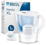 Brita Marella, Pitcher-Wasserfilter, 2 l, Transparent, Wei&szlig; - Transparent/Wei&szlig;