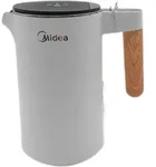 Midea Wasserkocher Edelstahl Temperatureinstellung 1,5 Liter 2200W Wasserkocher